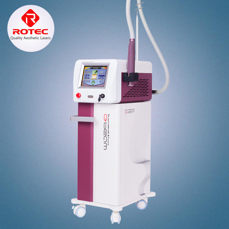 2019 Portable Tattoo Removal Laser Q Switched Nd YAG Laser Beauty Machine with Fractional Technology