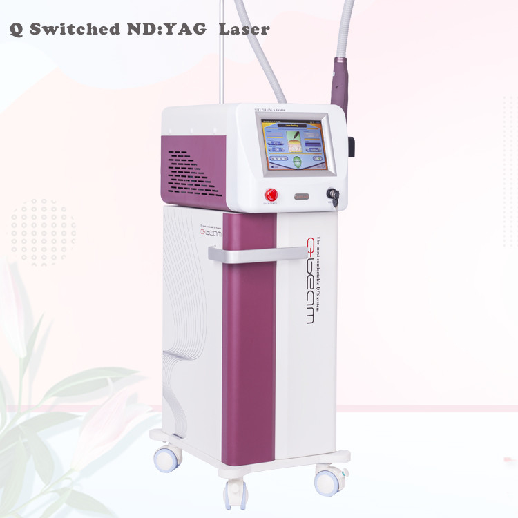 Portable Q Switched ND YAG Laser Machine Skin Whitening Anti Tatooo Removal Laser
