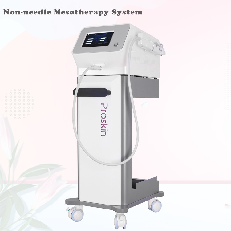 Depth 0.2-5.0mm No Needle Mesotherapy Device , Needle Free System High Efficiency