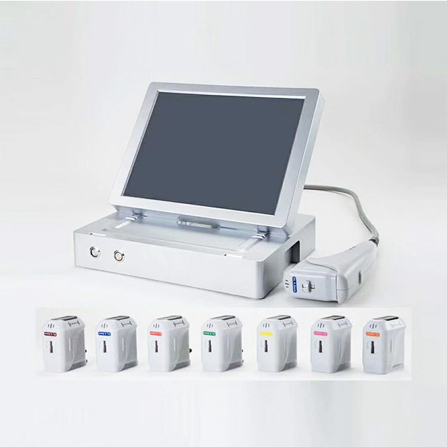 Portable 3D Hifu Focused Ultrasound Machine Beauty Face Lift Slimming