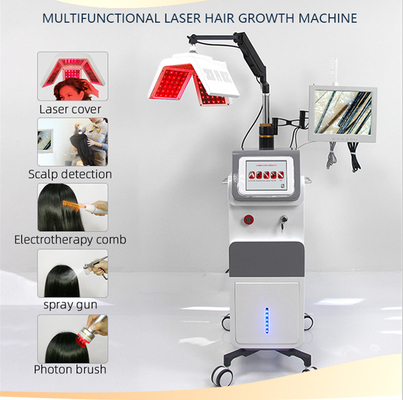 Multifunctional 10mw 650nm Diode Laser Hair Growth Machine 38kg